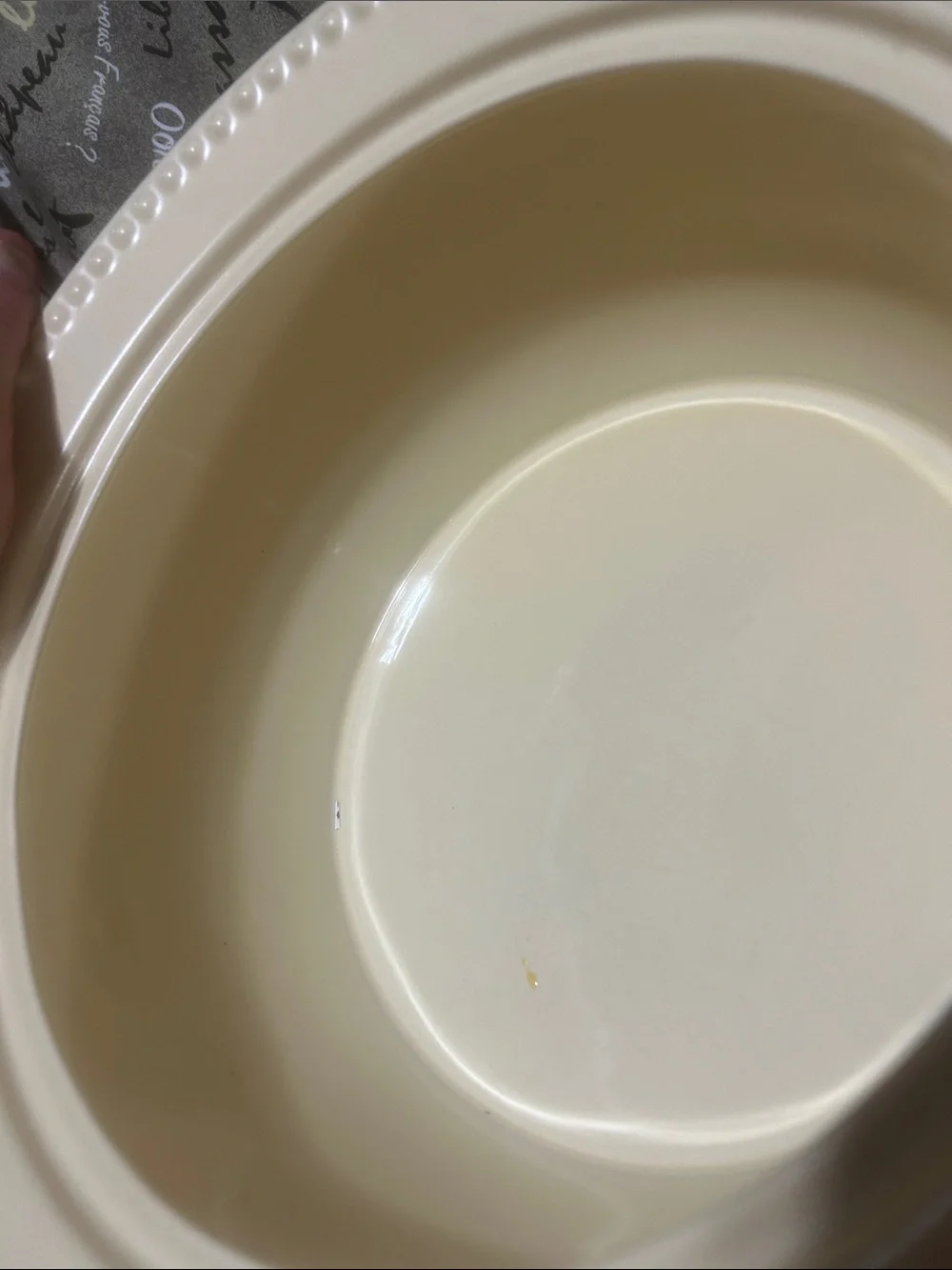 Dansk “Rondure” Cream Ceramic Covered Casserole Dish